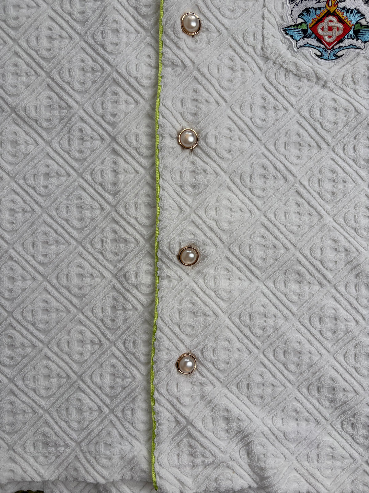 Completo Casablanca Bianco Camicia XL Pantaloncino L