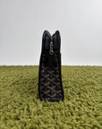 Pochette Goyard Jouvence MM in tela Goyardine Nera