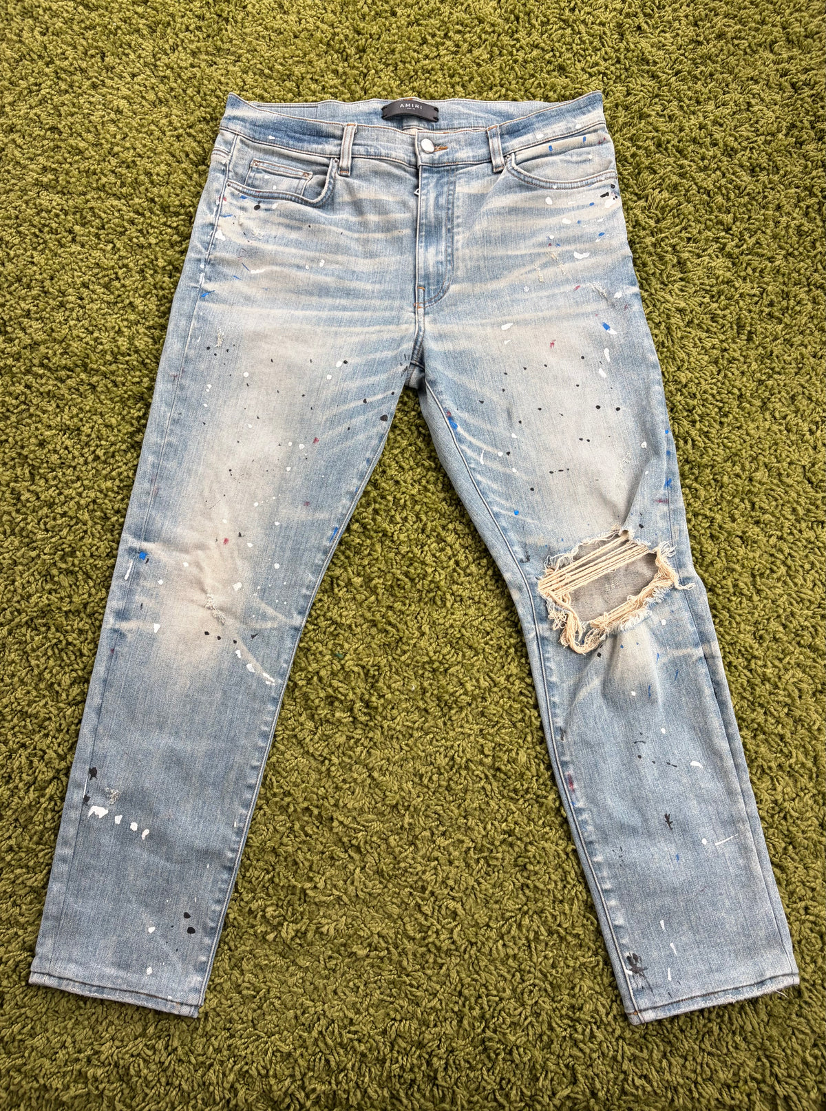 Jeans Amiri In Denim Multicolor 36