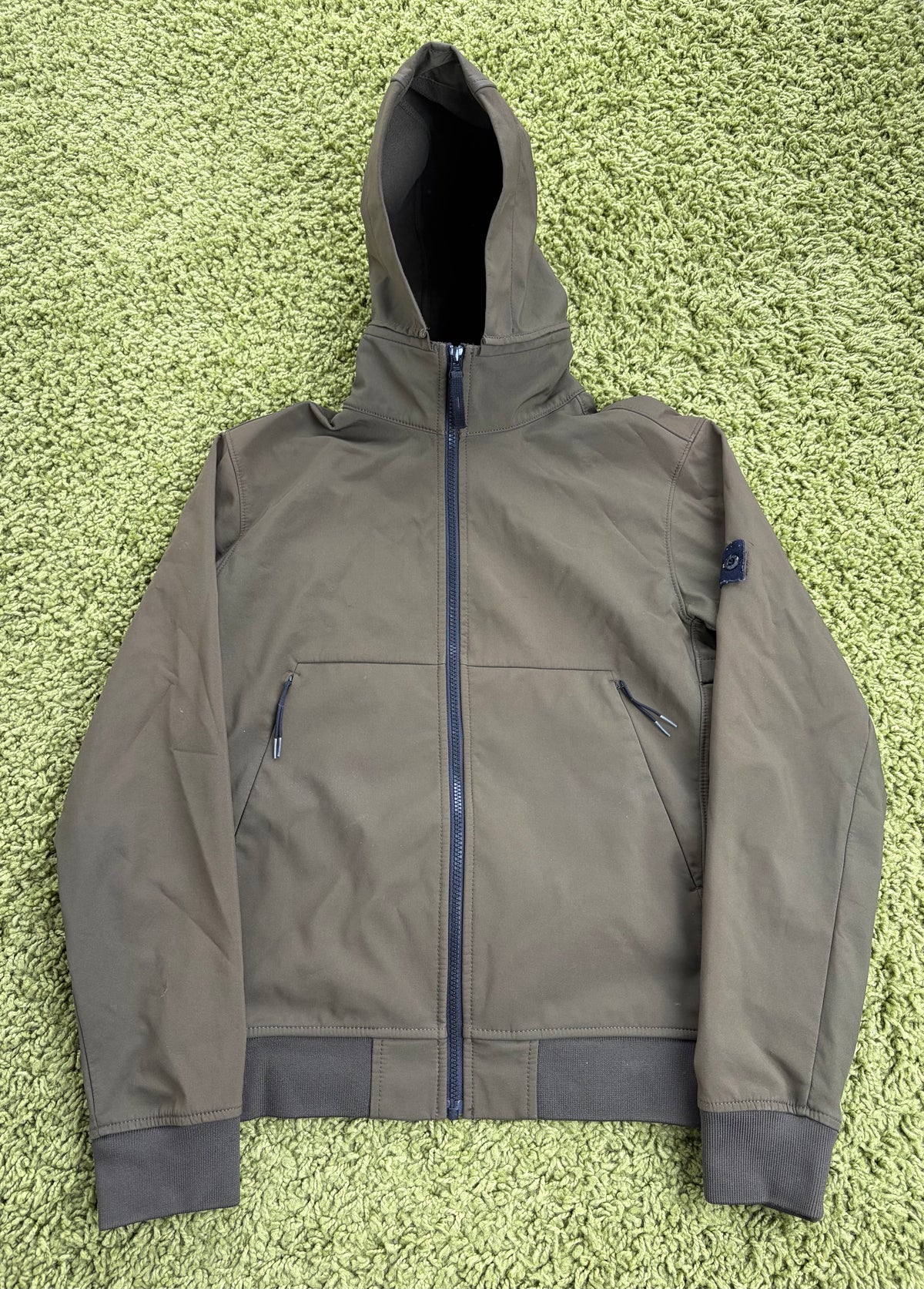 Giacca Stone Island Soft Shell-R  Verde S