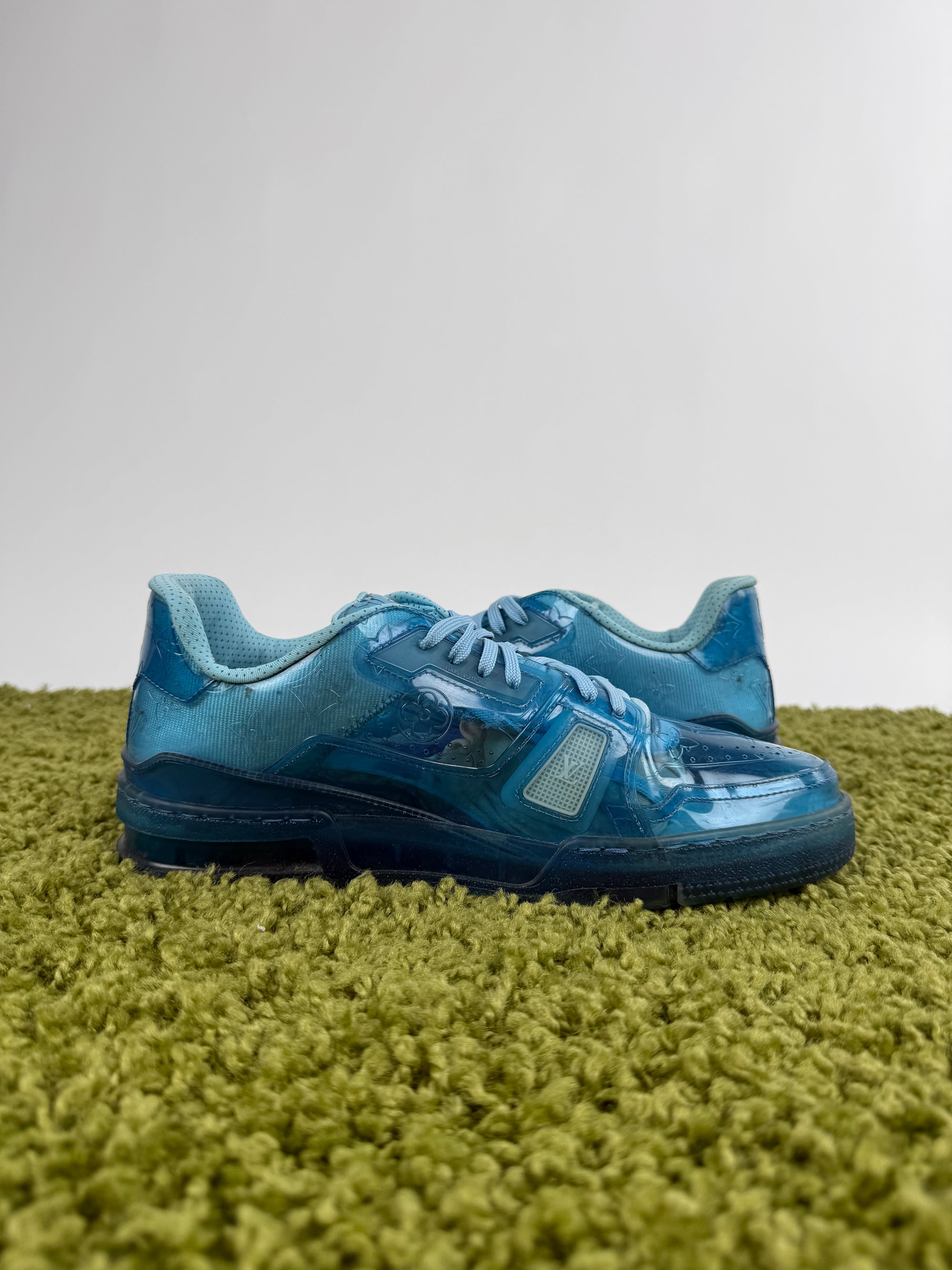 Louis Vuitton Trainer trasparente azzurra 8