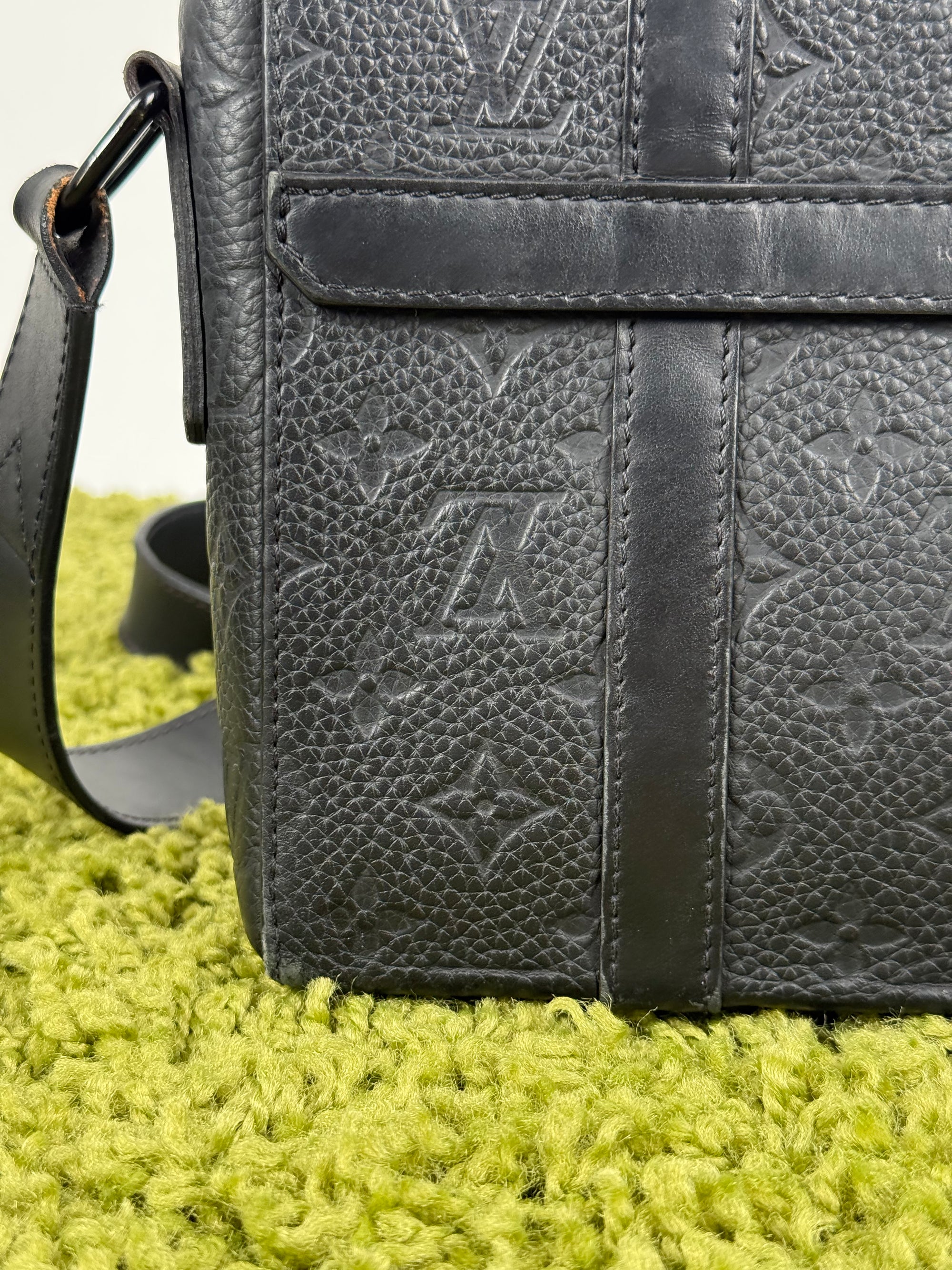Borsa a tracolla Monogram Taurillon Soft Trunk Messenger Louis Vuitton