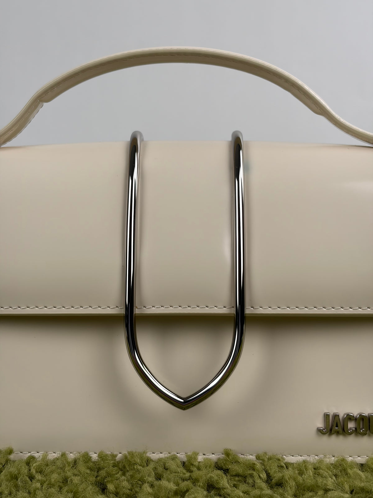 Borsa Jacquemus La Grande Bambino Avorio