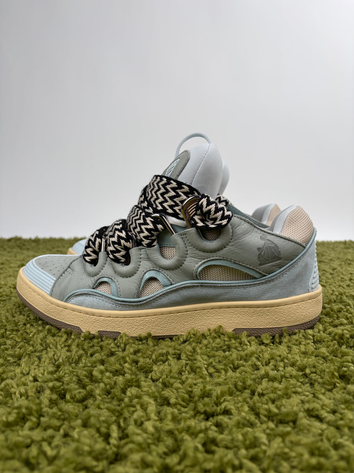Lanvin Curb Sneaker Azzurra 43