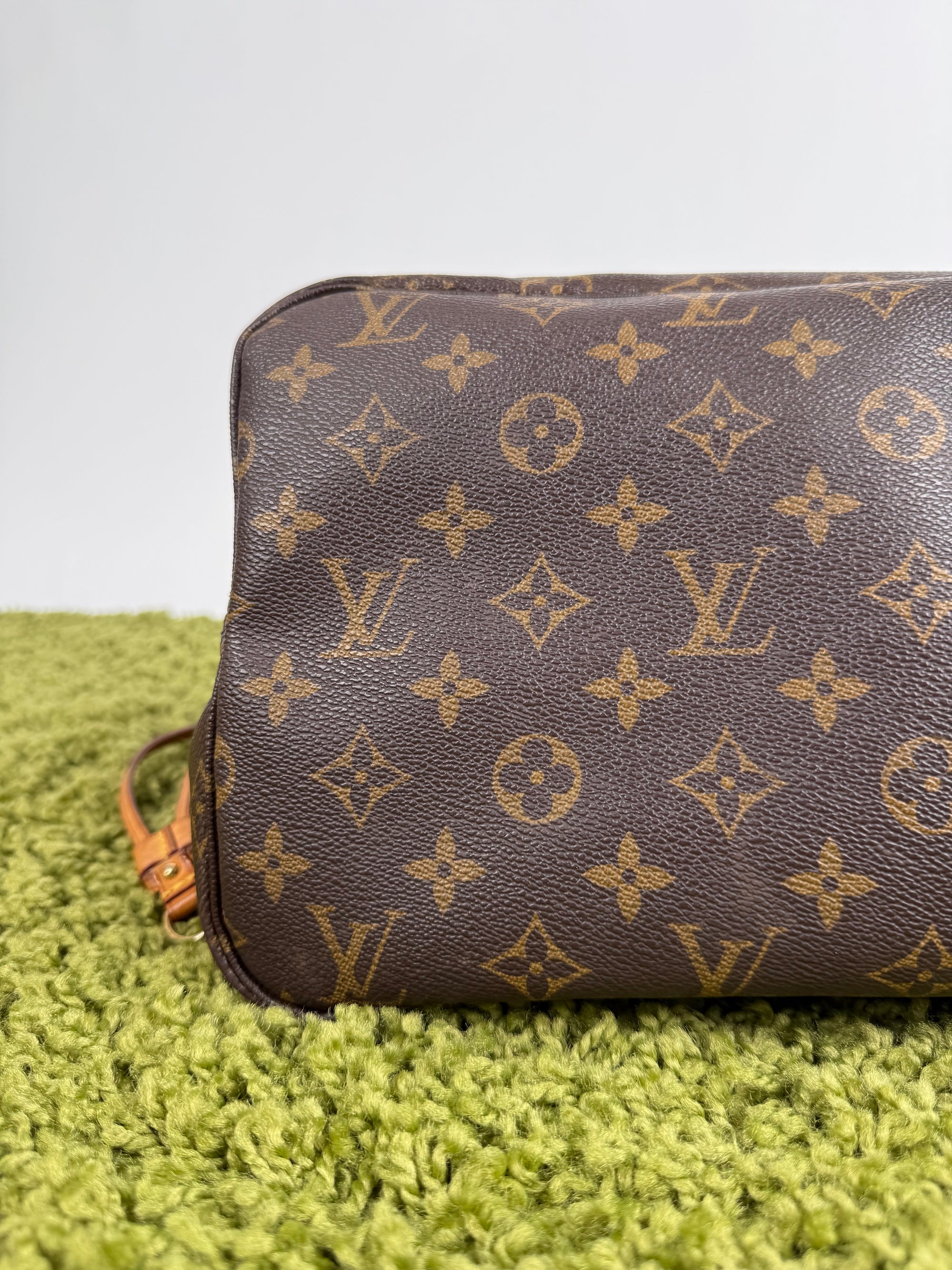 Borsa Neverfull MM monogram Louis Vuitton Marrone