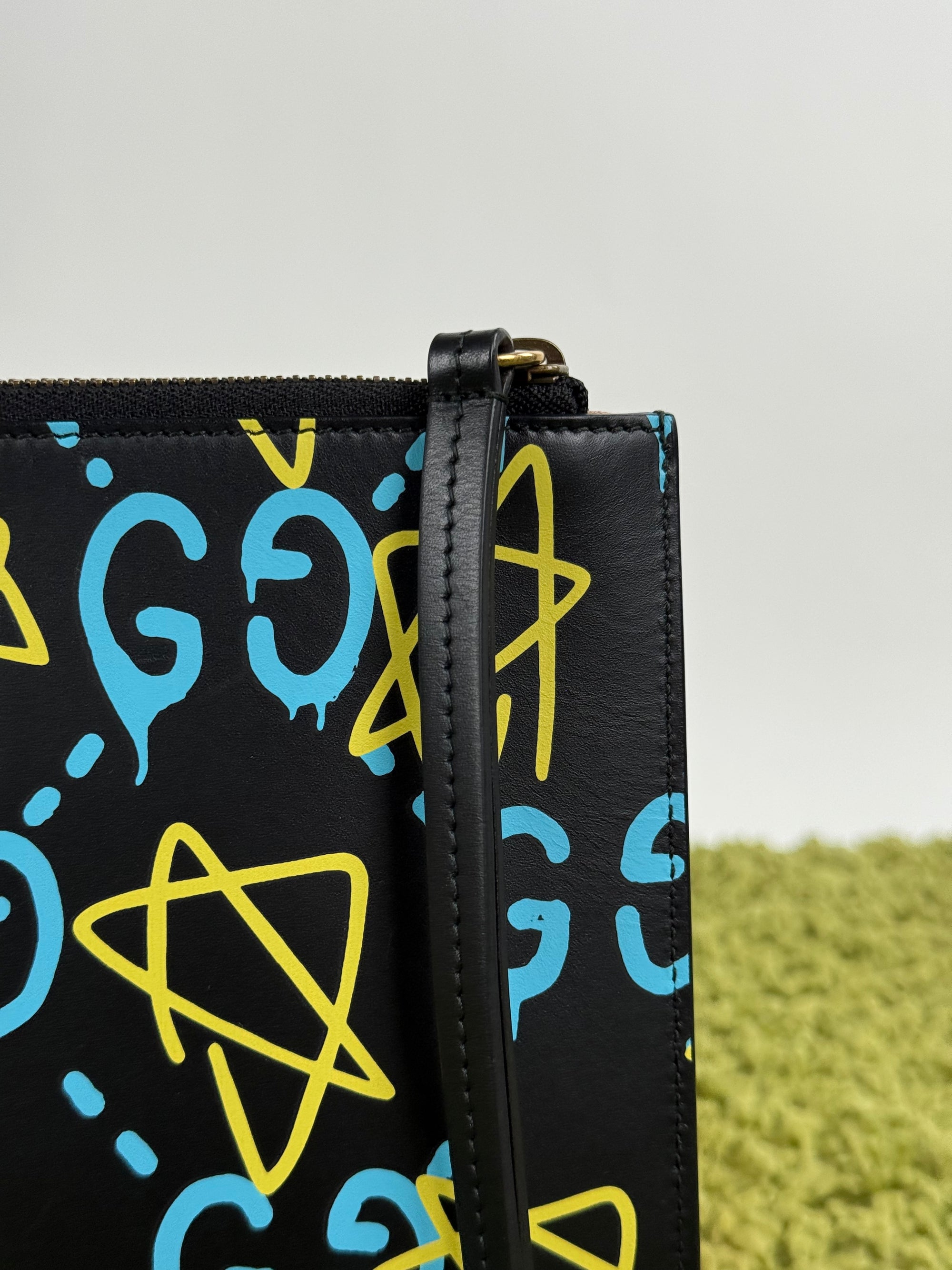 Pochette GucciGhost Nera Multicolor