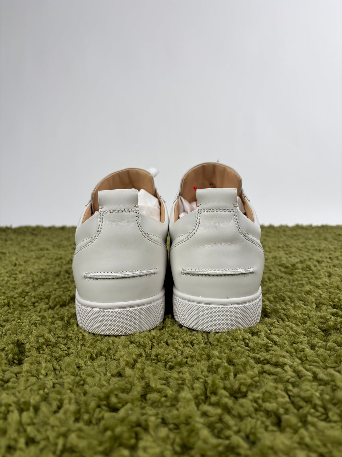 Christian Louboutin Spikes Bianco 43