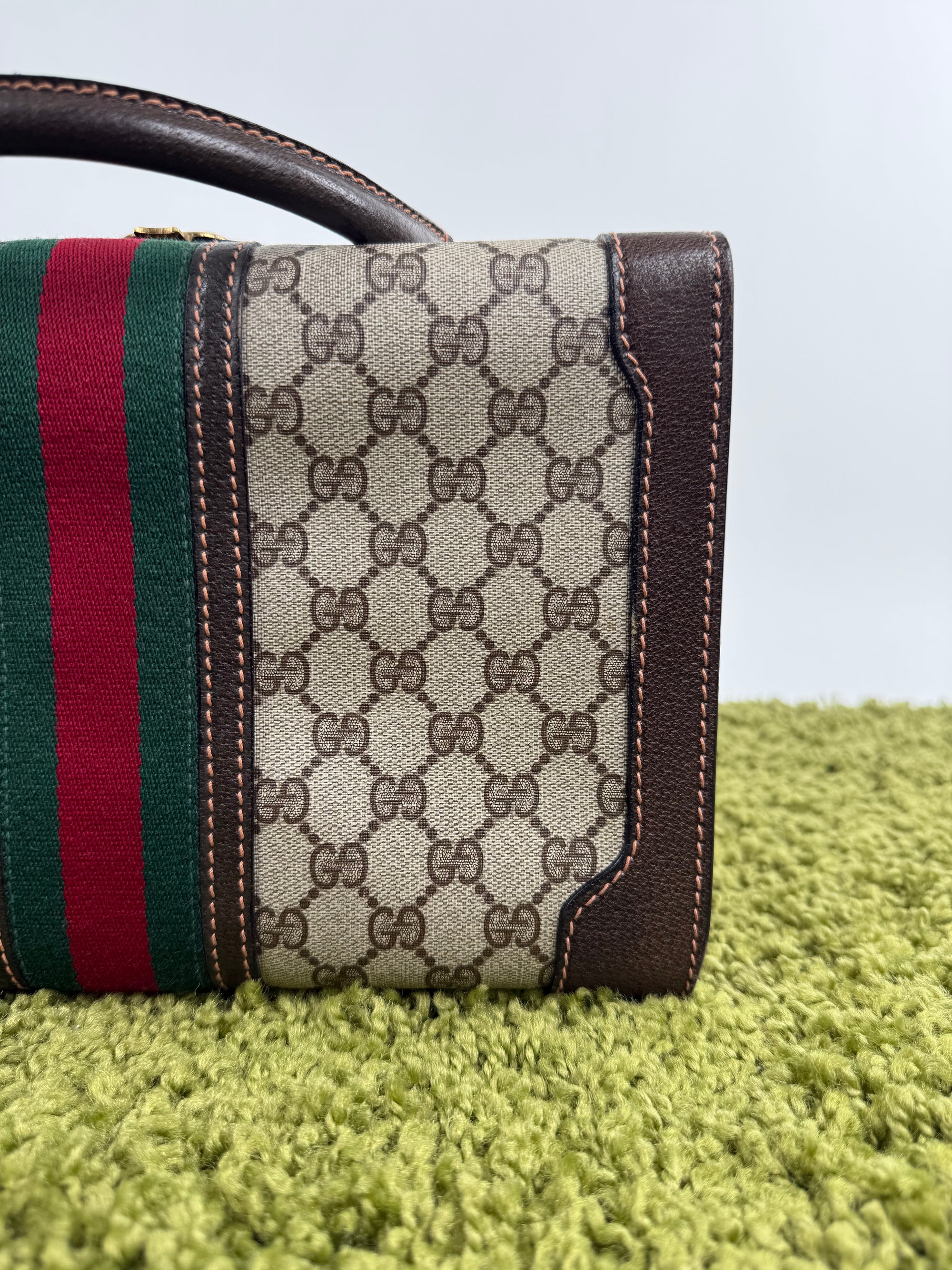 Gucci Savoy Borsa rigida in tela Monogram
