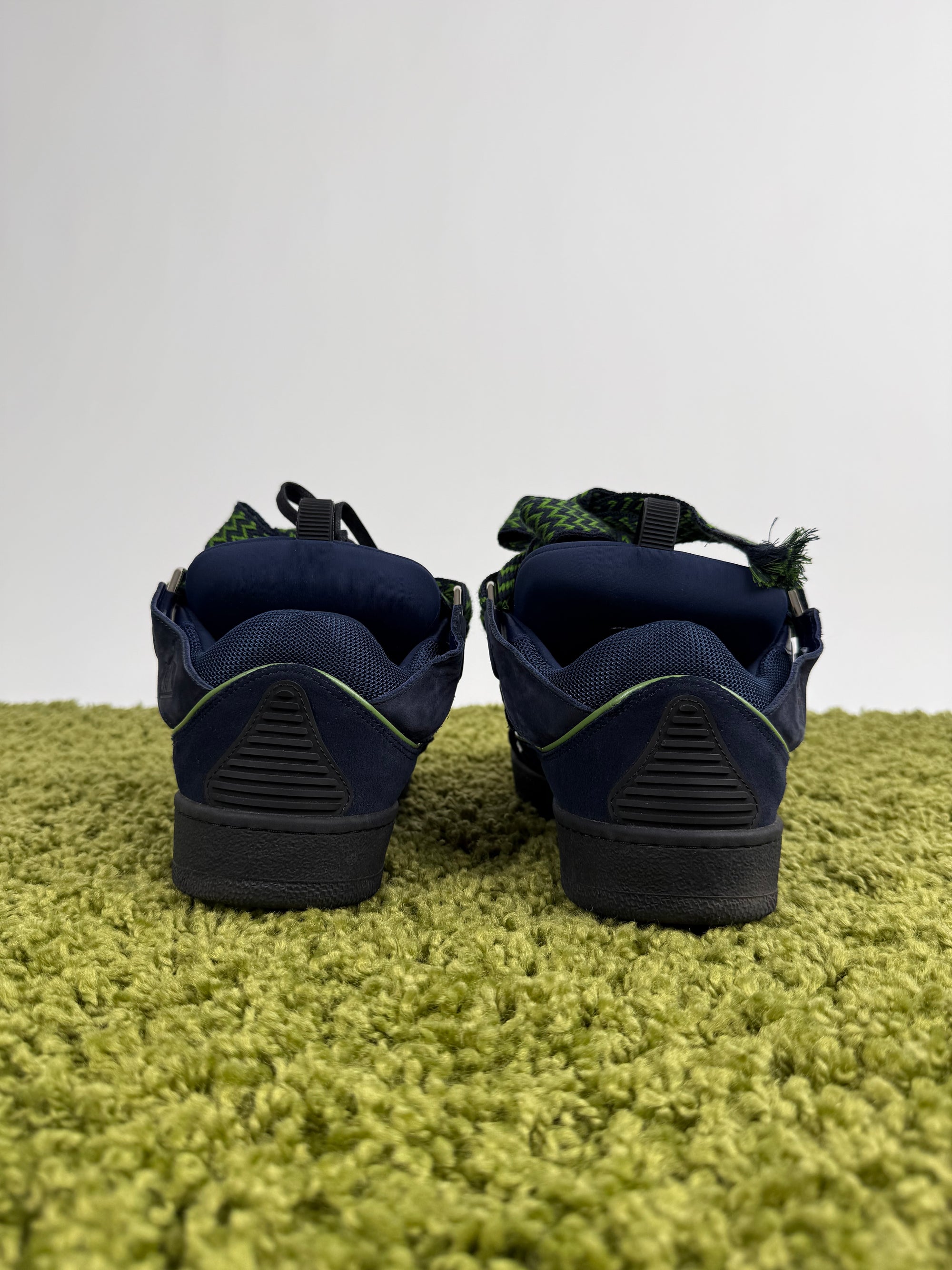 Lanvin Curb Sneaker Blu 41