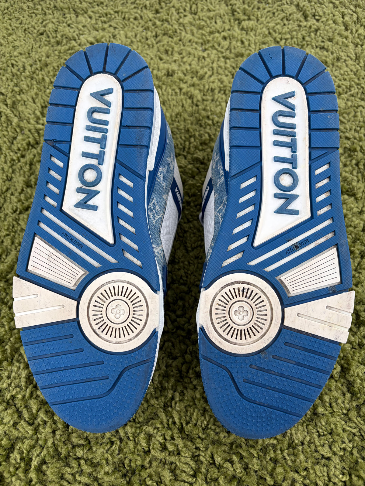 Louis Vuitton Trainer Denim Blu 8.5