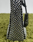 Borsa Prada Re Edition Nera con Cristalli