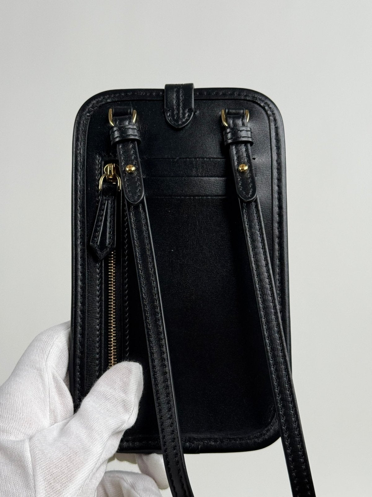 Porta cellulare Fendi Con Portatessere e Portamonete incorporato Nero - Second Hand Di Fiore