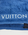 Asciugamano Louis Vuitton blu e bianco