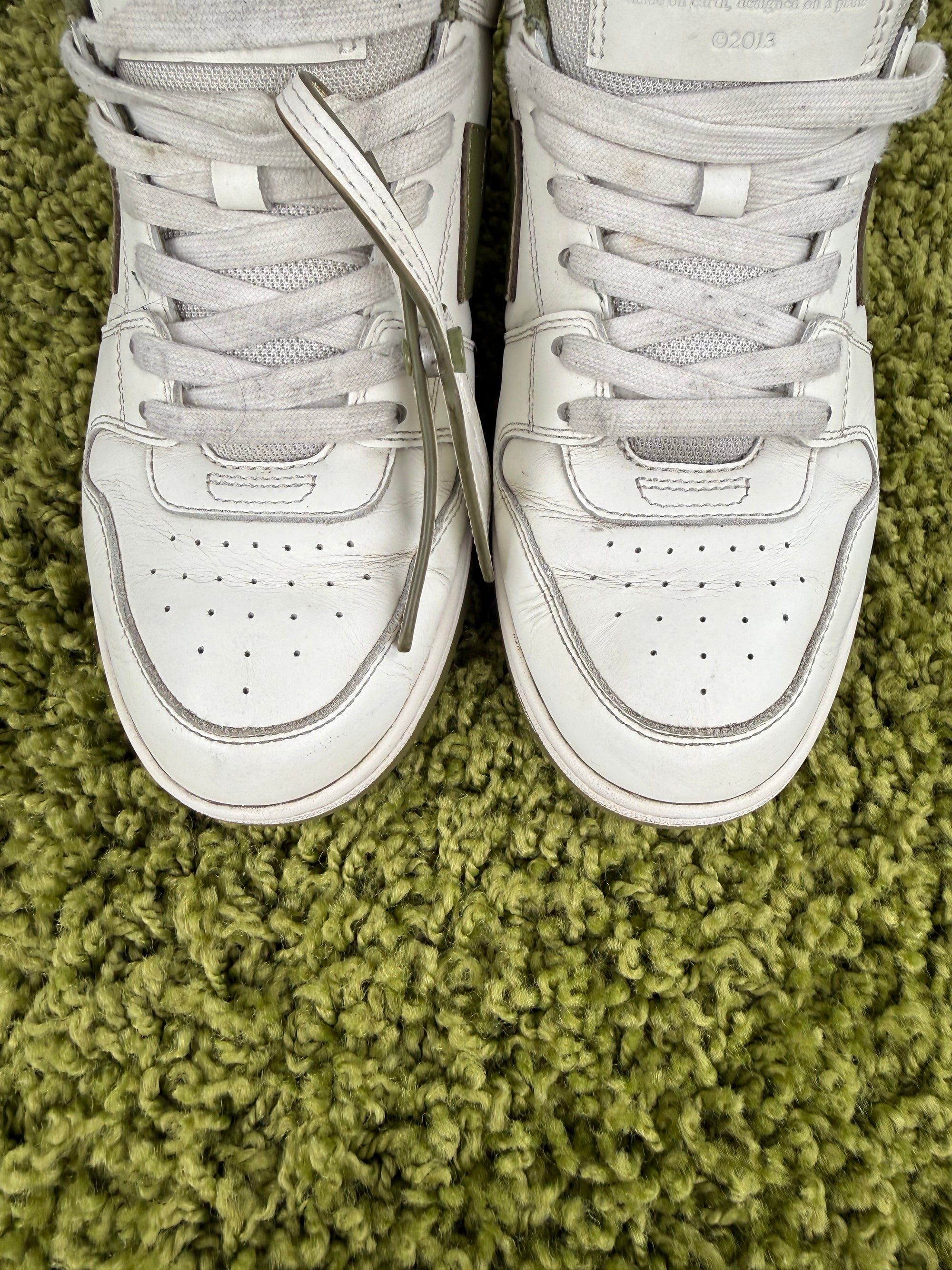 Off White Out Of Office bianche Verdi 40.5