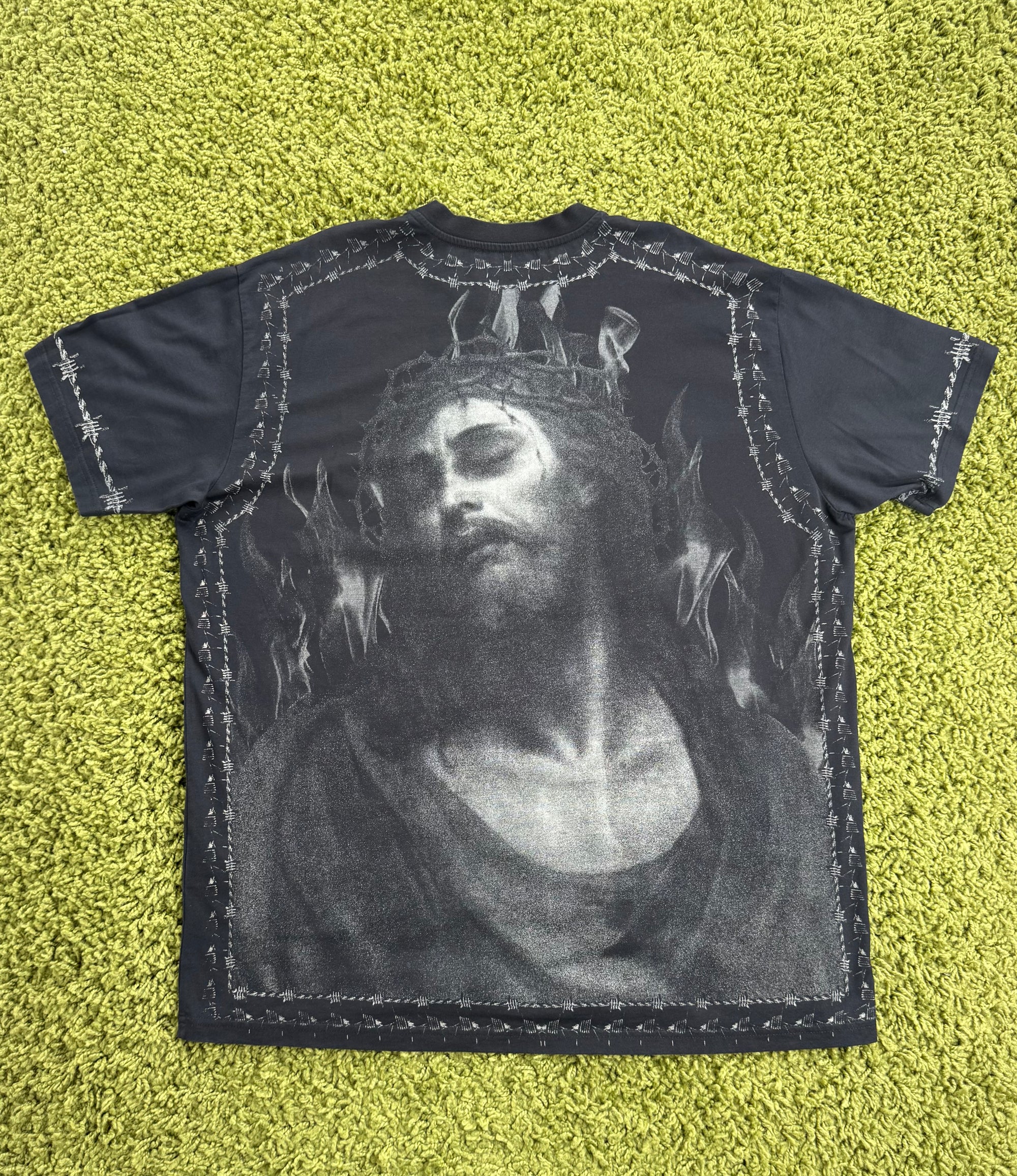T-Shirt Jesus Crown Of Thorns Givenchy Nera L
