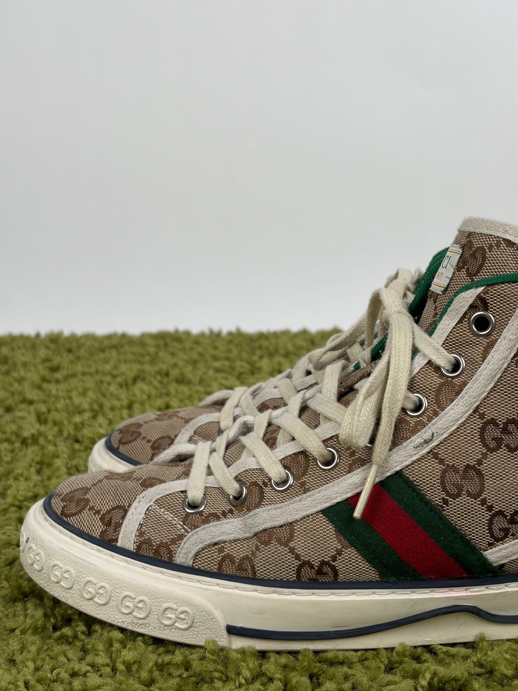 Gucci Tennis Size 39.5 marroni e bianche