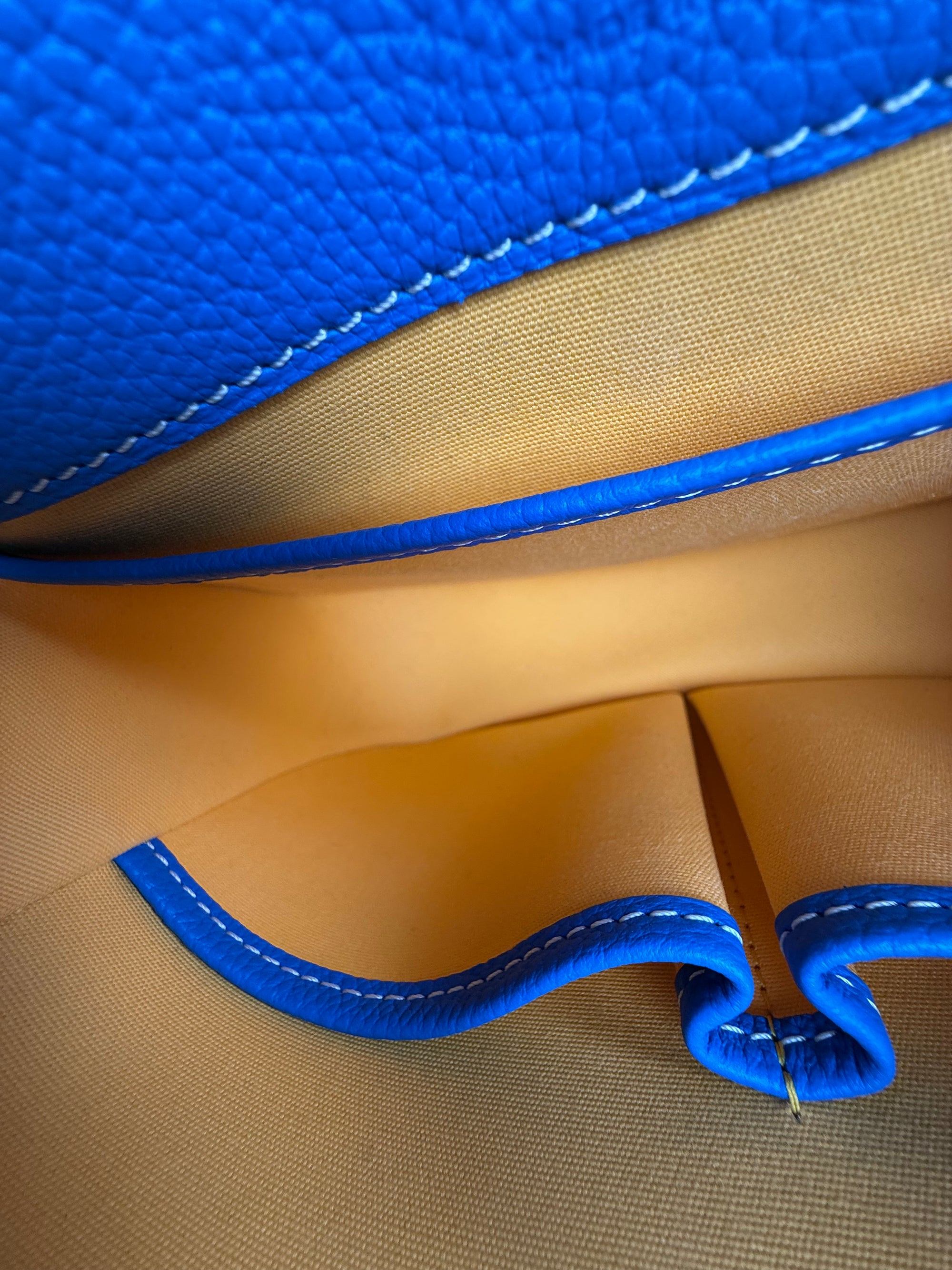 Borsa a tracolla belvedere goyard blu