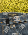 Jeans Dolce e gabbana Size 46 blu e bianco