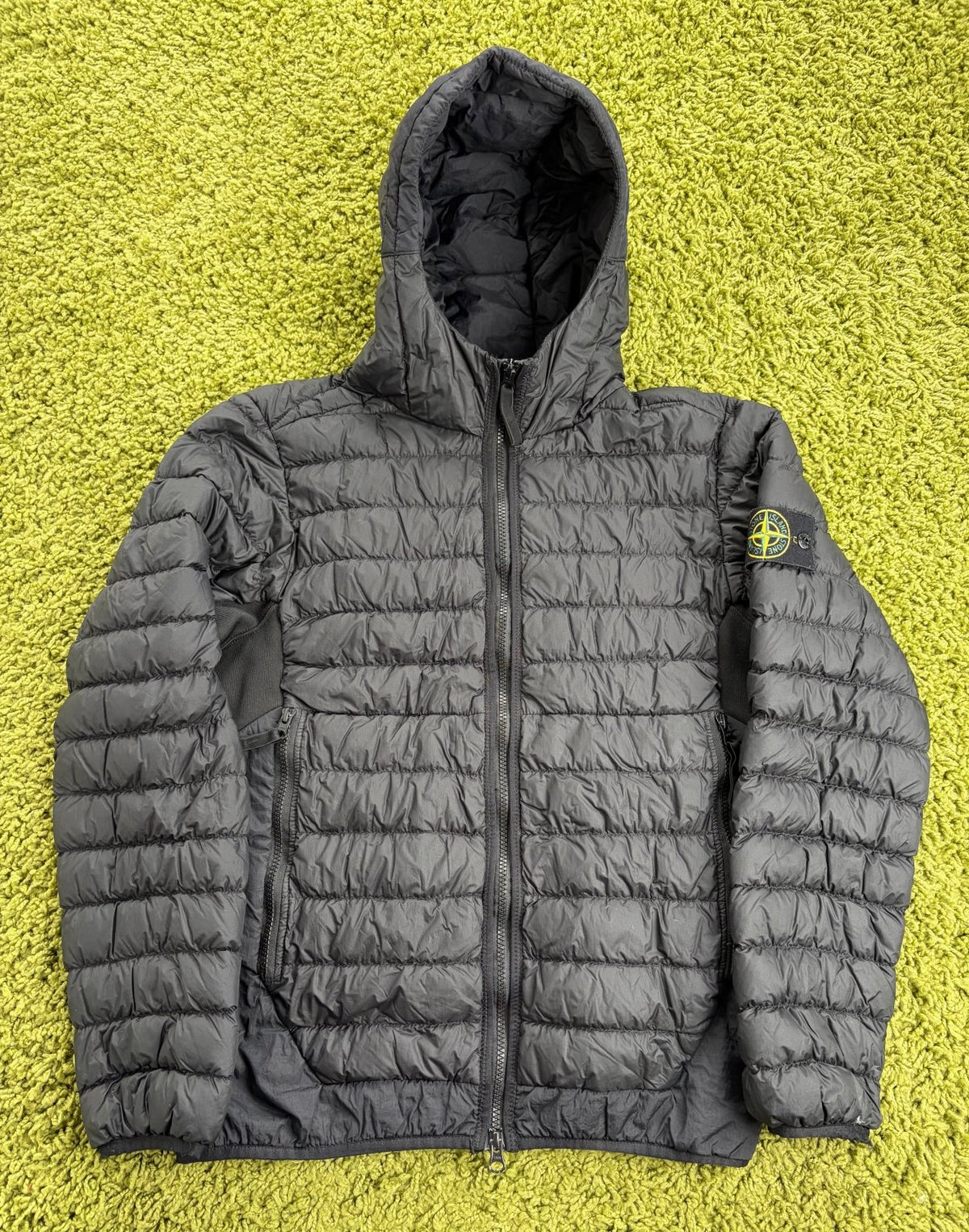 Giubbotto Stone Island Garment Dyed Micro Yarn Down Nero S - Second Hand Di Fiore