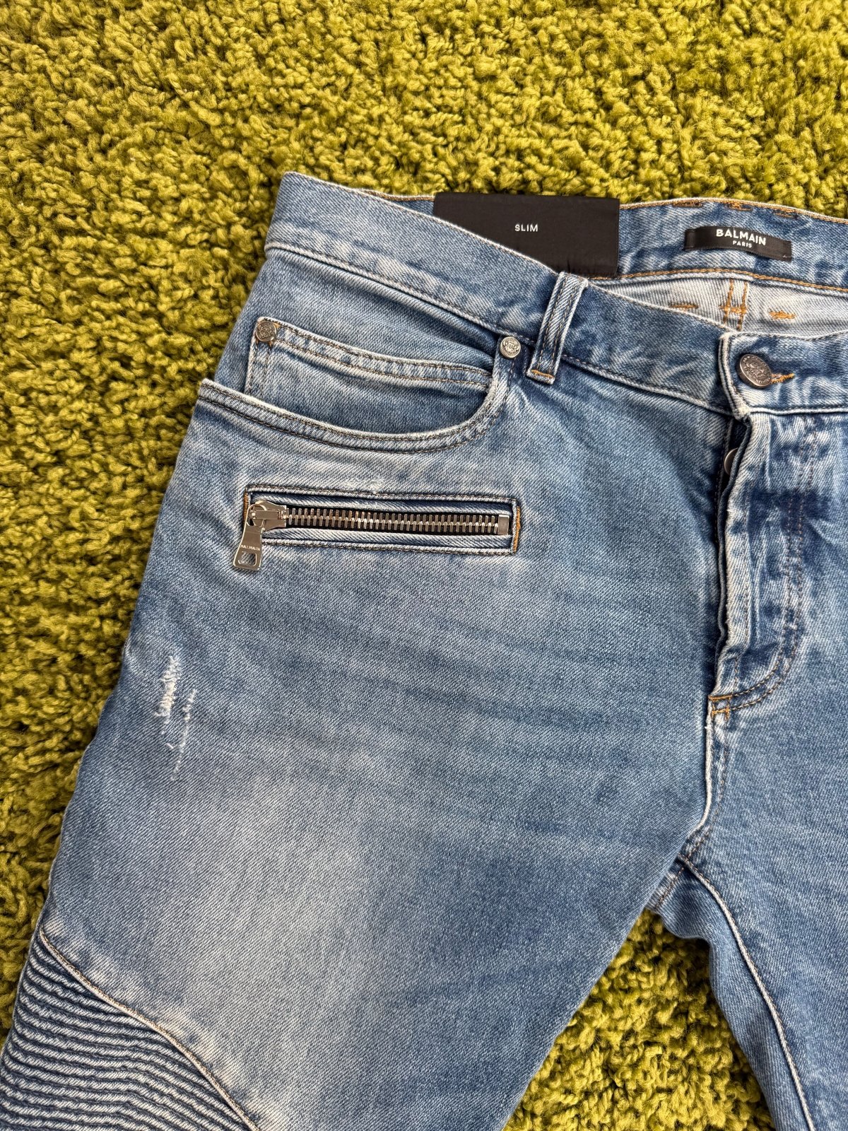 Jeans Biker Balmain 32 - Second Hand Di Fiore