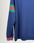 Felpa Gucci Size XXL blu verde e rossa