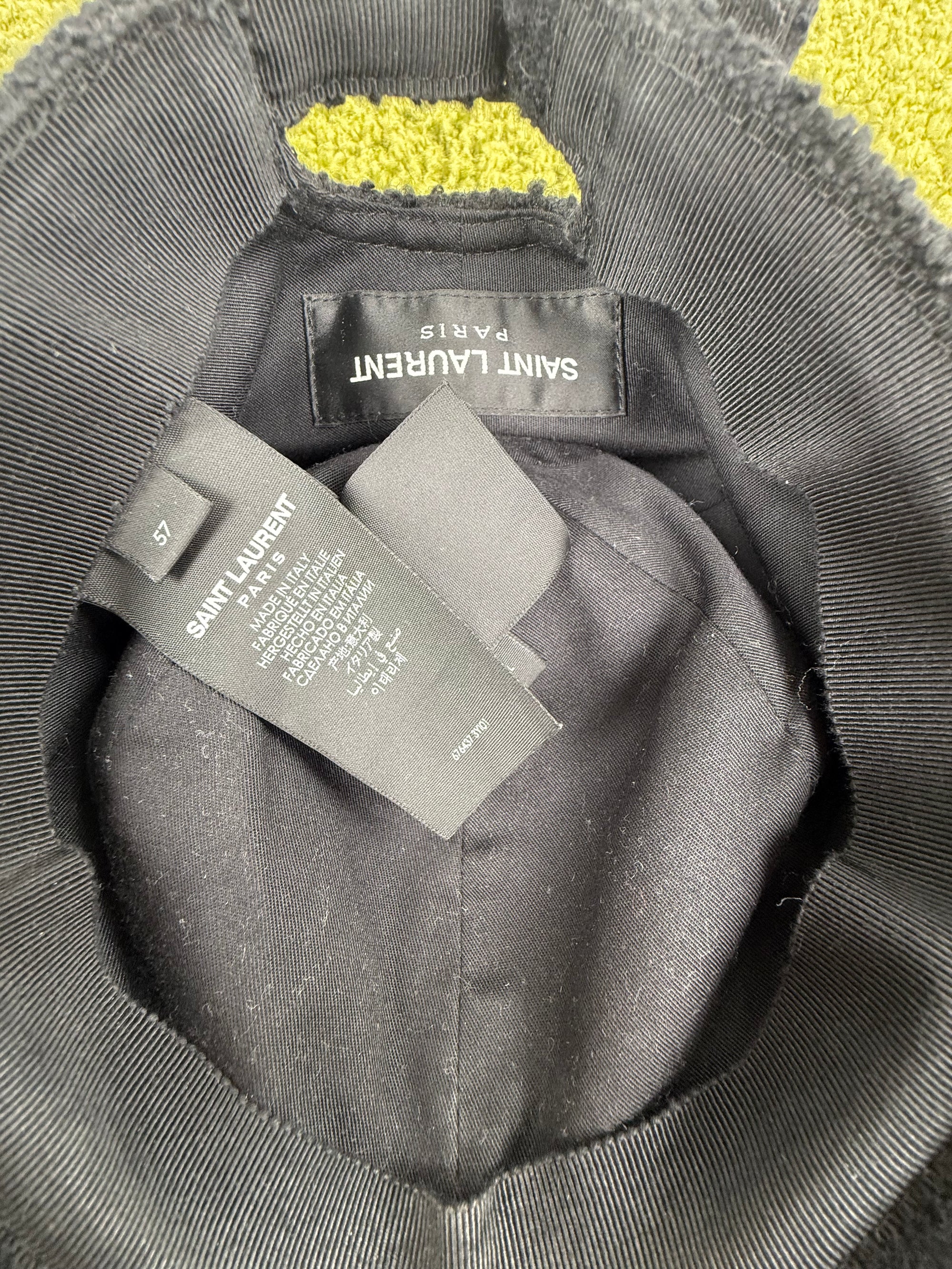 Cappello Saint Laurent Nero 57