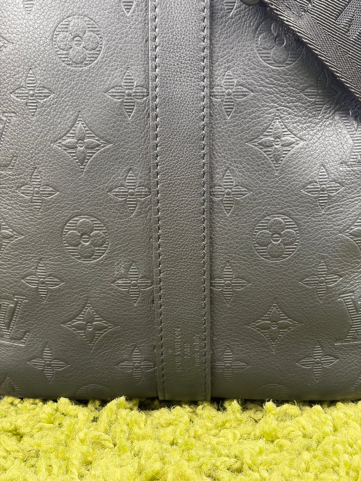 Borsone keepall Louis Vuitton Bandoulière 50 Nera
