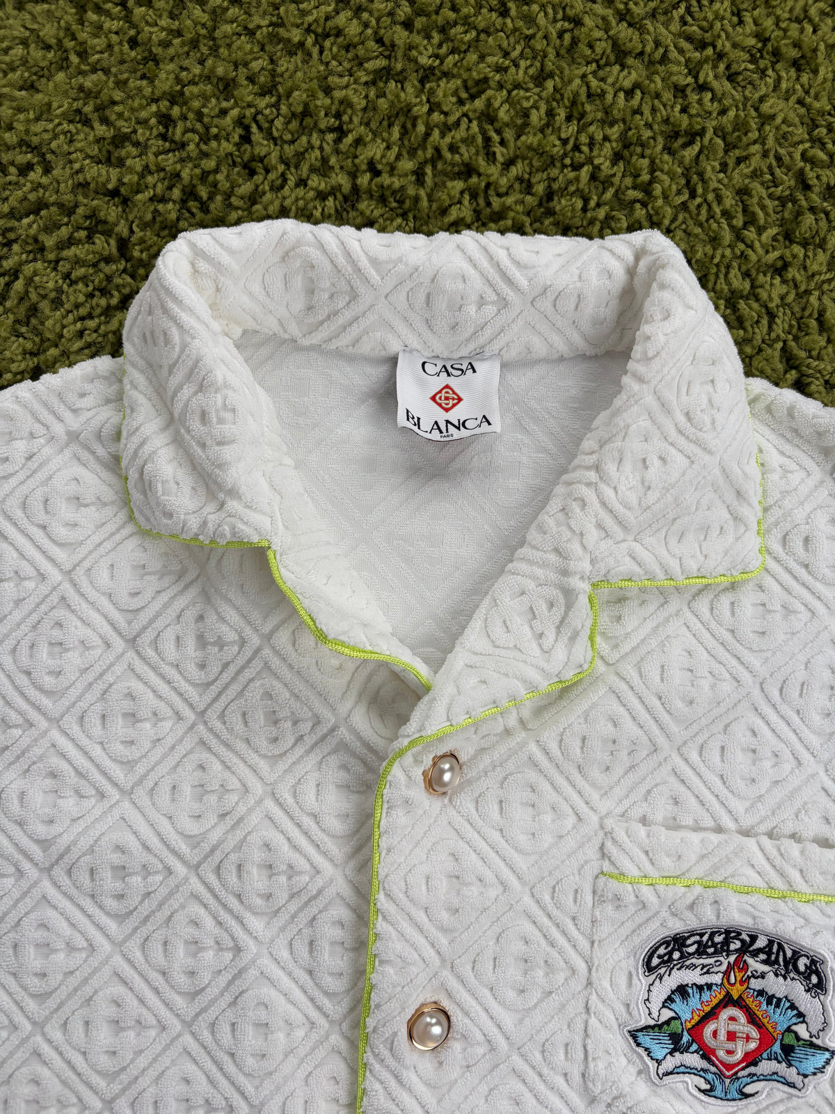Completo Casablanca Bianco Camicia XL Pantaloncino L