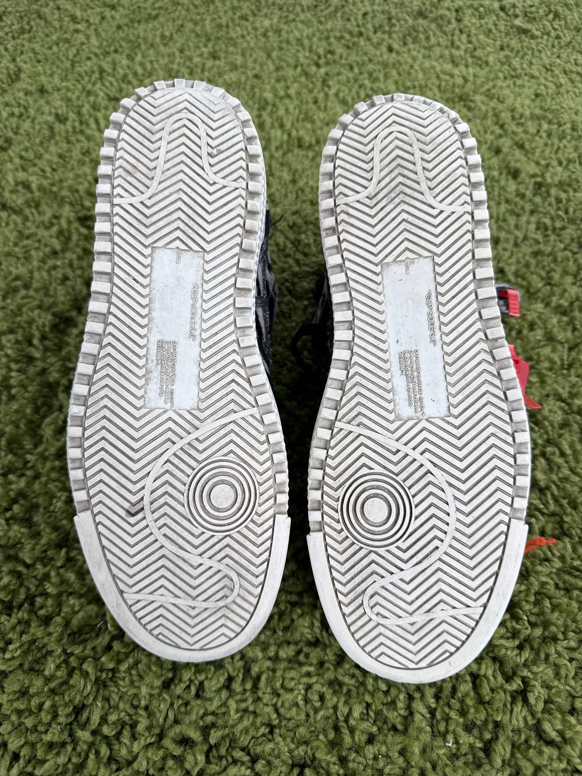 Off White High Sneaker Nere 39