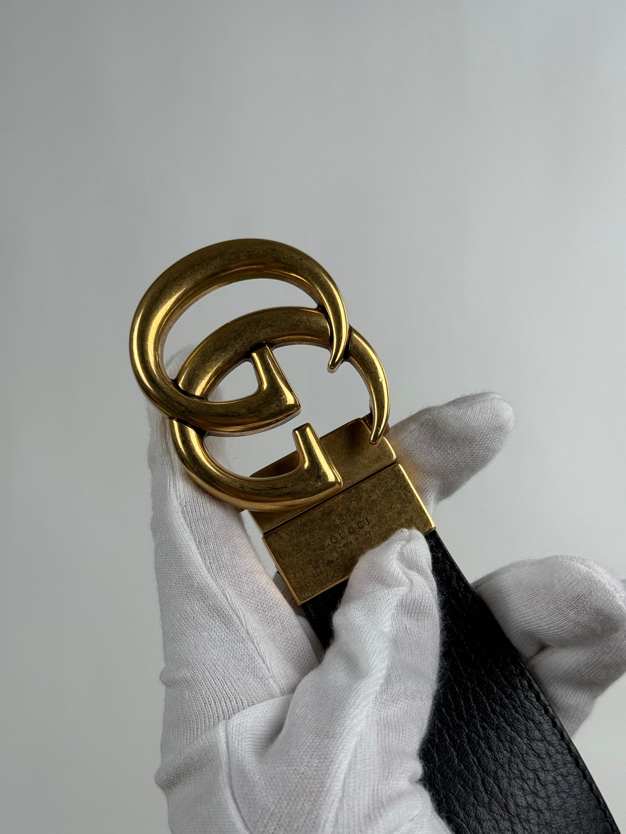 Cintura Gucci Nera 90/36 100cm