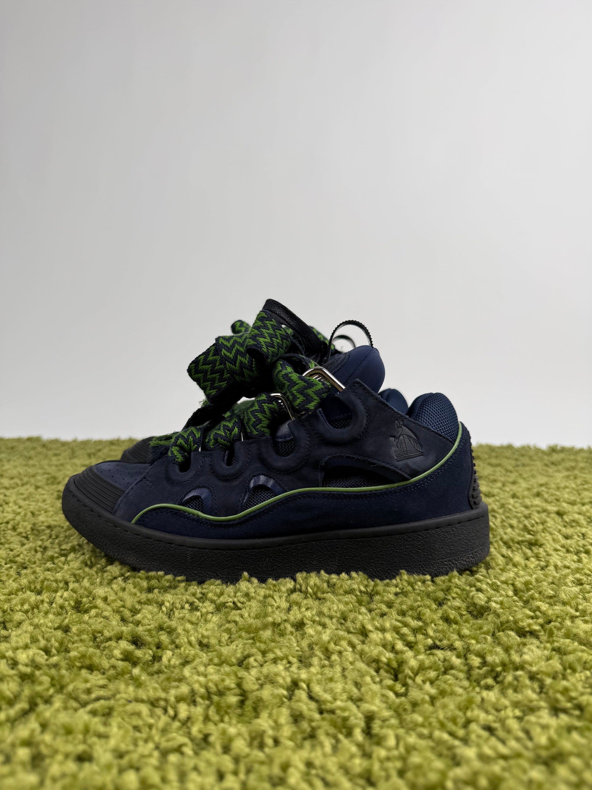 Lanvin Curb Sneaker Blu 41