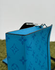 Mini Borsa a tracolla Louis Vuitton Gaston Azzurra