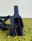 Borsa Mini Jacquemus La Grande Bambino In camoscio Blu