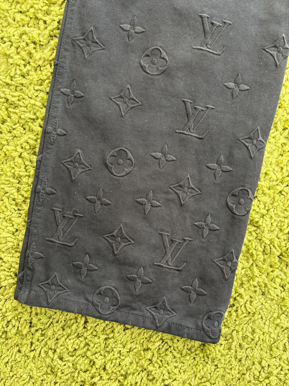 Completo Louis Vuitton Rosso Nero Giacca 50 Jeans 33