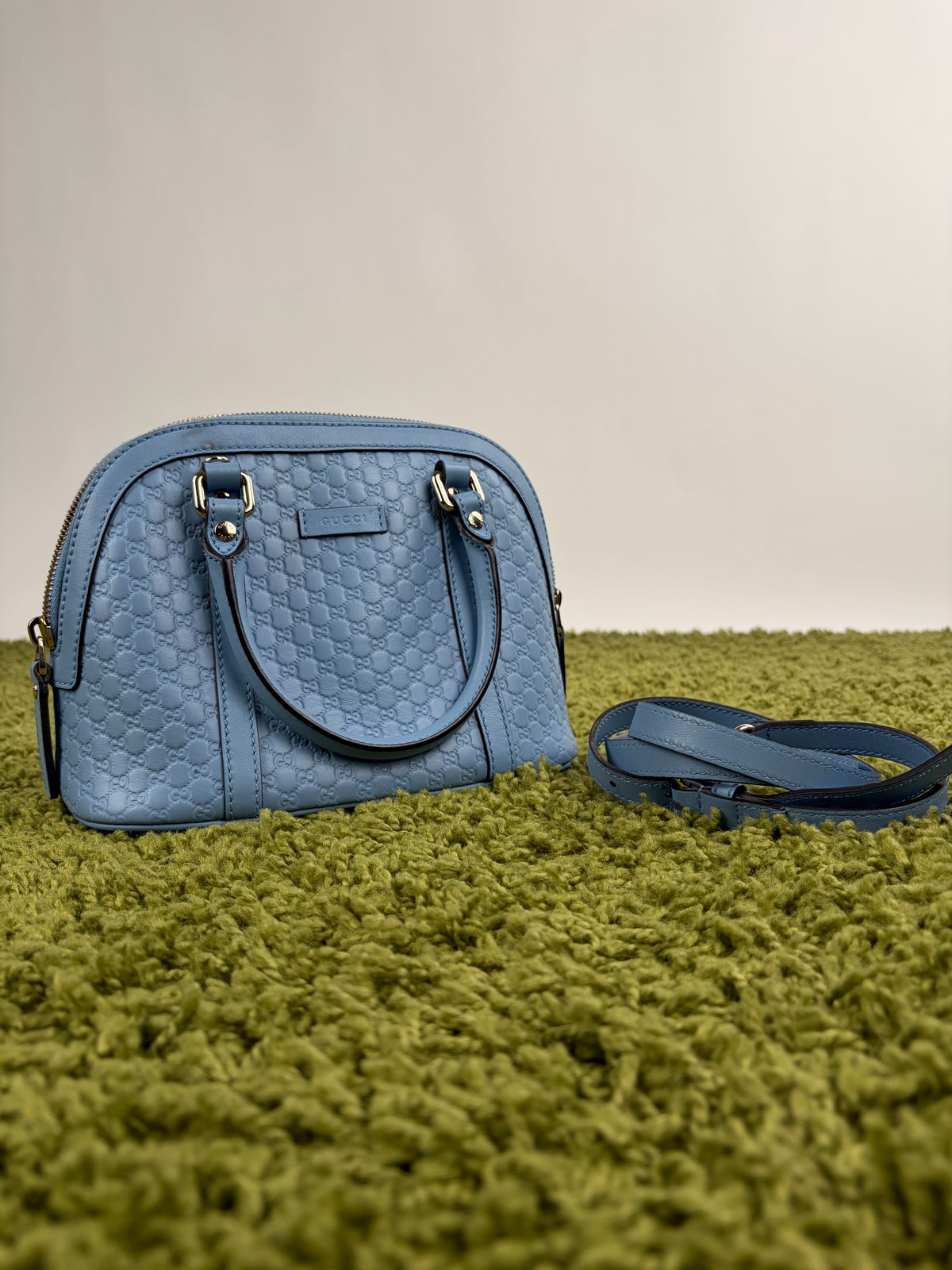 Borsa Dome Gucci Azzurra