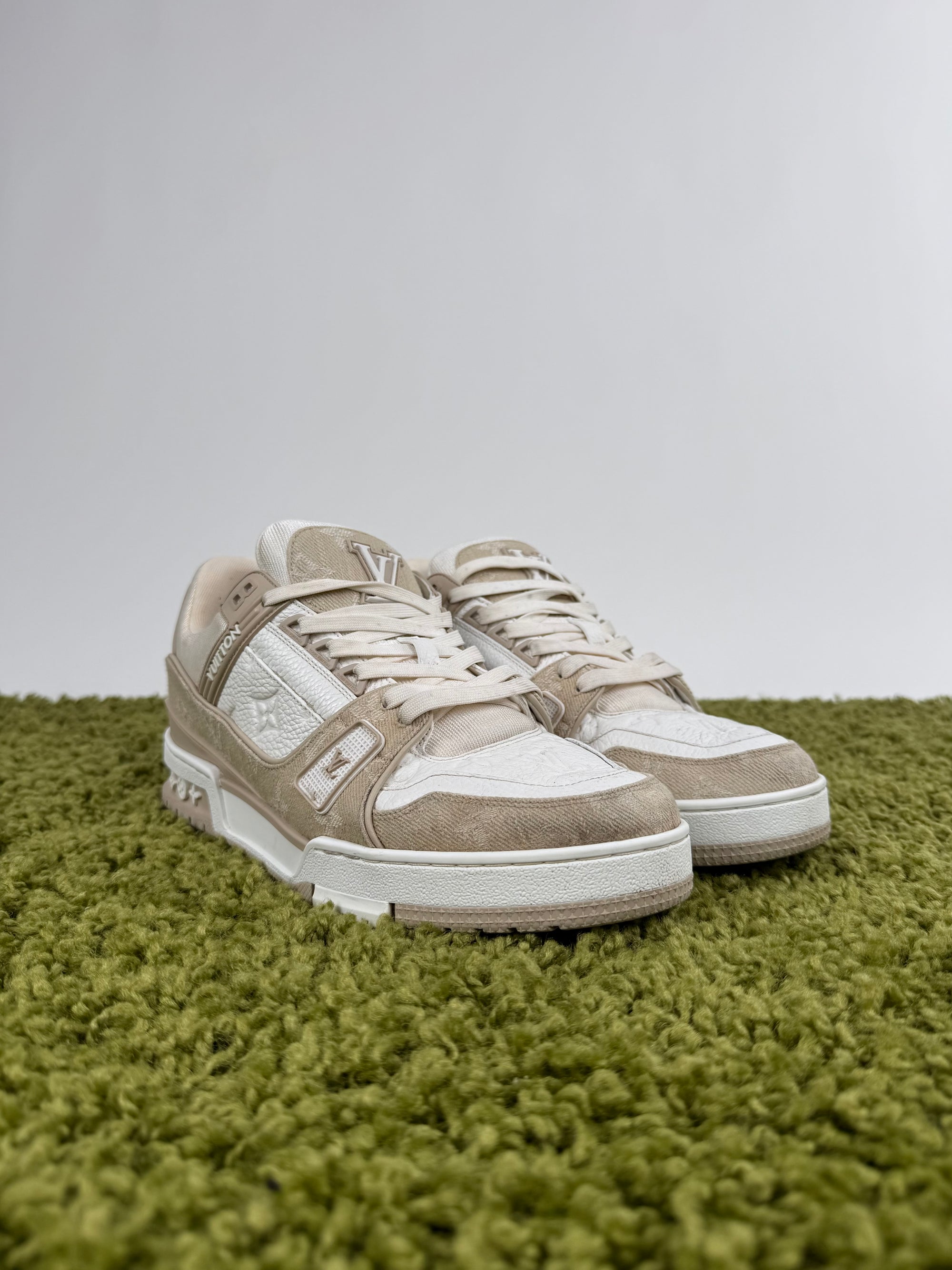 Louis Vuitton Trainer Denim beige 7.5