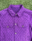 Giacca Monogram in denim Viola Louis Vuitton 54