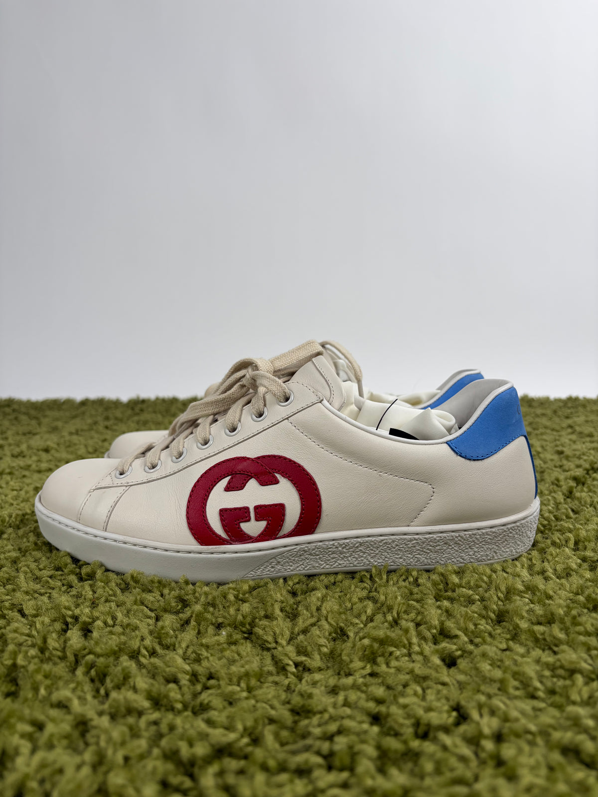 Gucci Ace Beige Multicolor 6.5