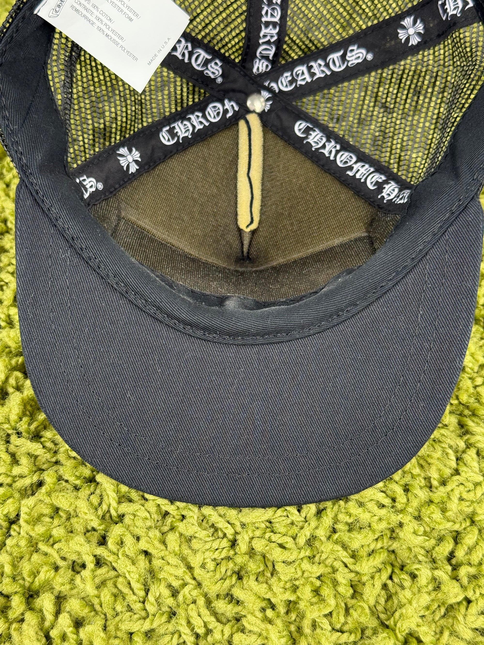 Cappello Chrome Hearts Nero 49-59 Regolabile