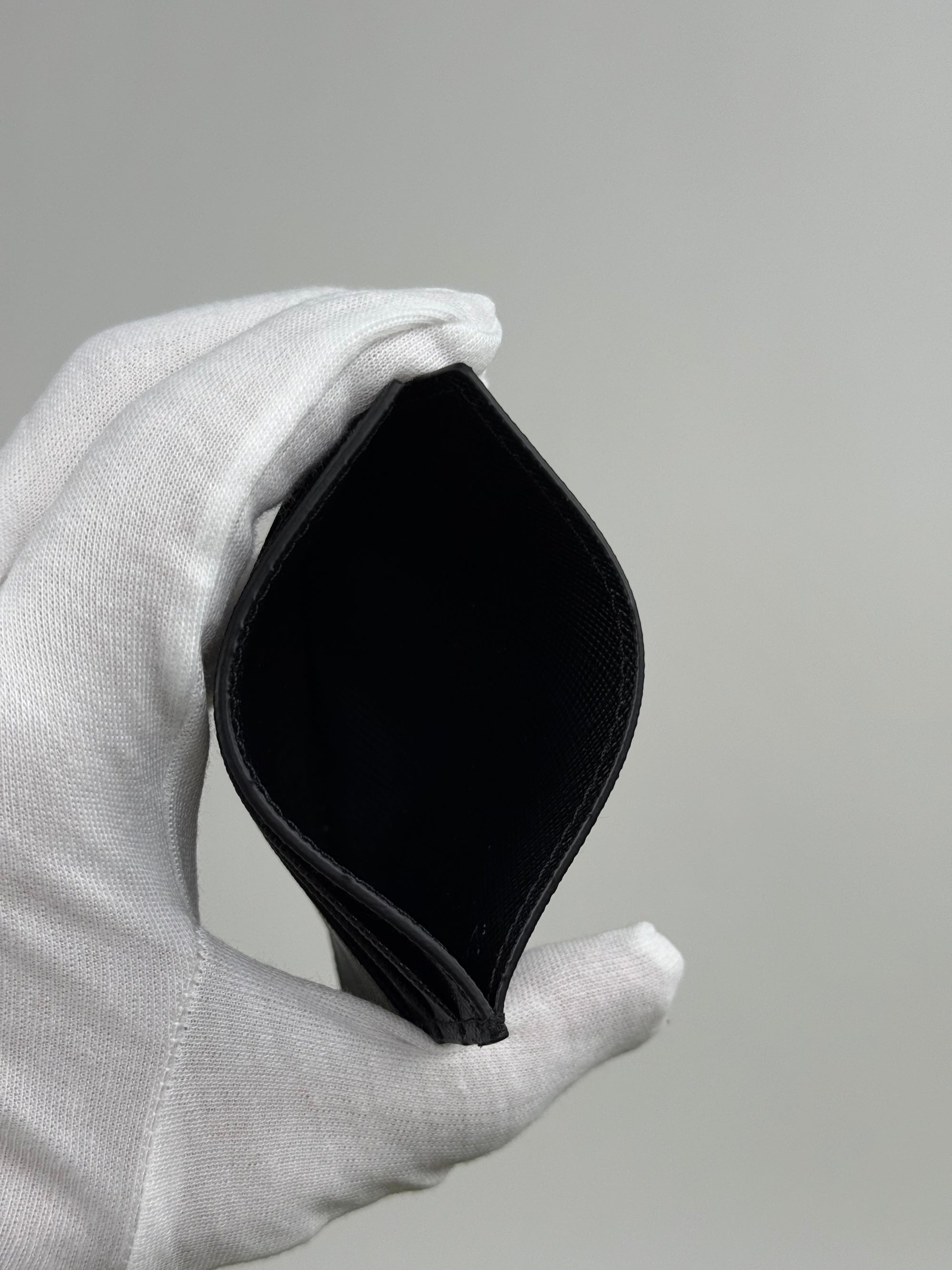 Portacarte Prada in Saffiano Nero