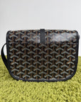 Goyard Borsa a tracolla Belvedère PM in tela Goyardine Nero