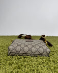 Borsa Gucci a tracolla con finitura in pelle Beige