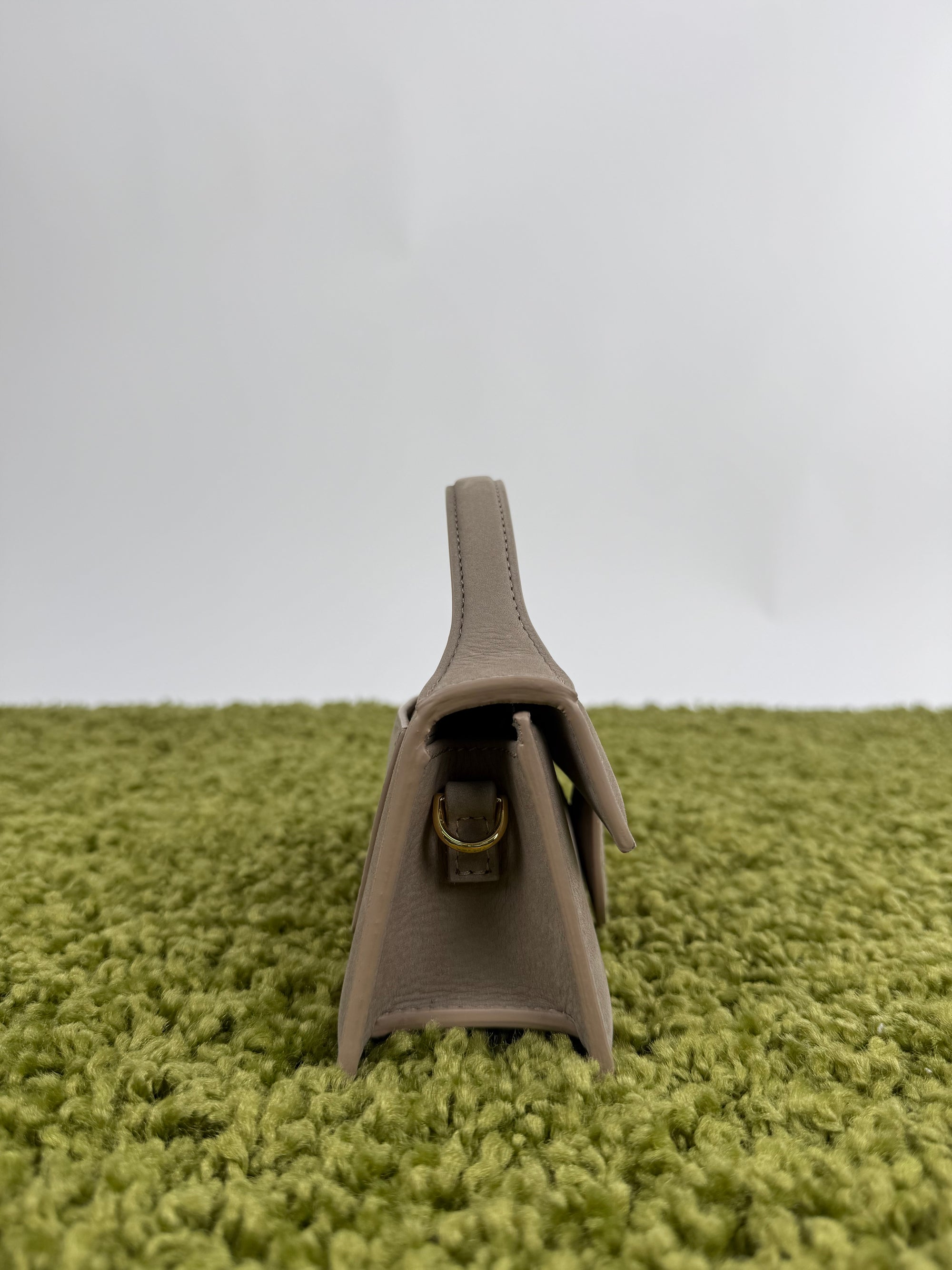 Borsa Mini Jacquemus La grande Bambino camoscio Beige
