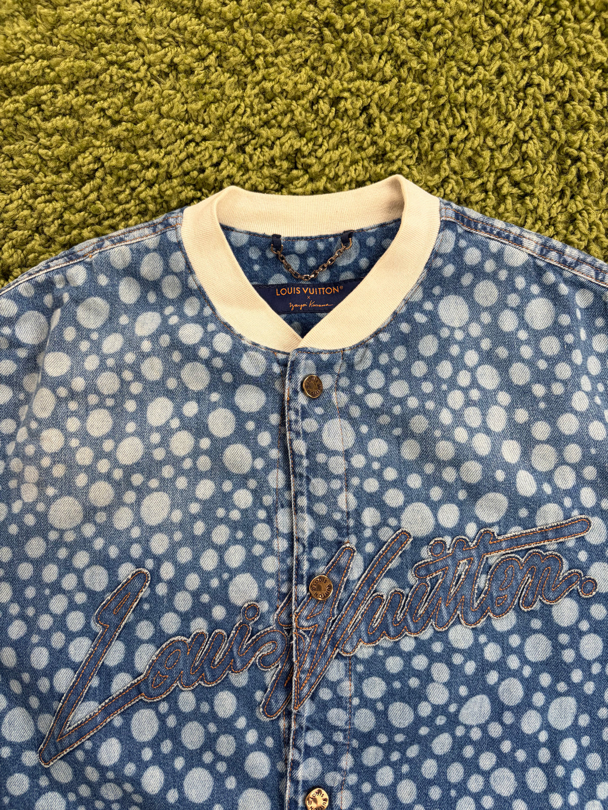 Camicia Louis Vuitton X Yayoi Kusama in Denim S