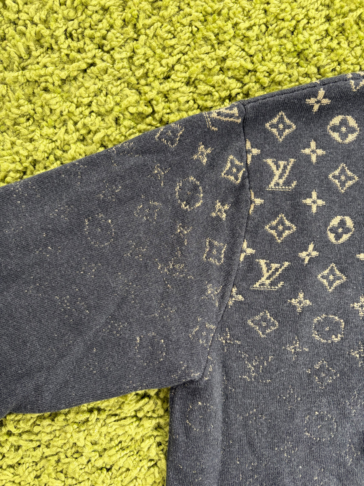 Maglione Louis Vuitton Monogram Gradient Nero S