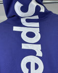 Felpa Supreme Size M viola e bianca