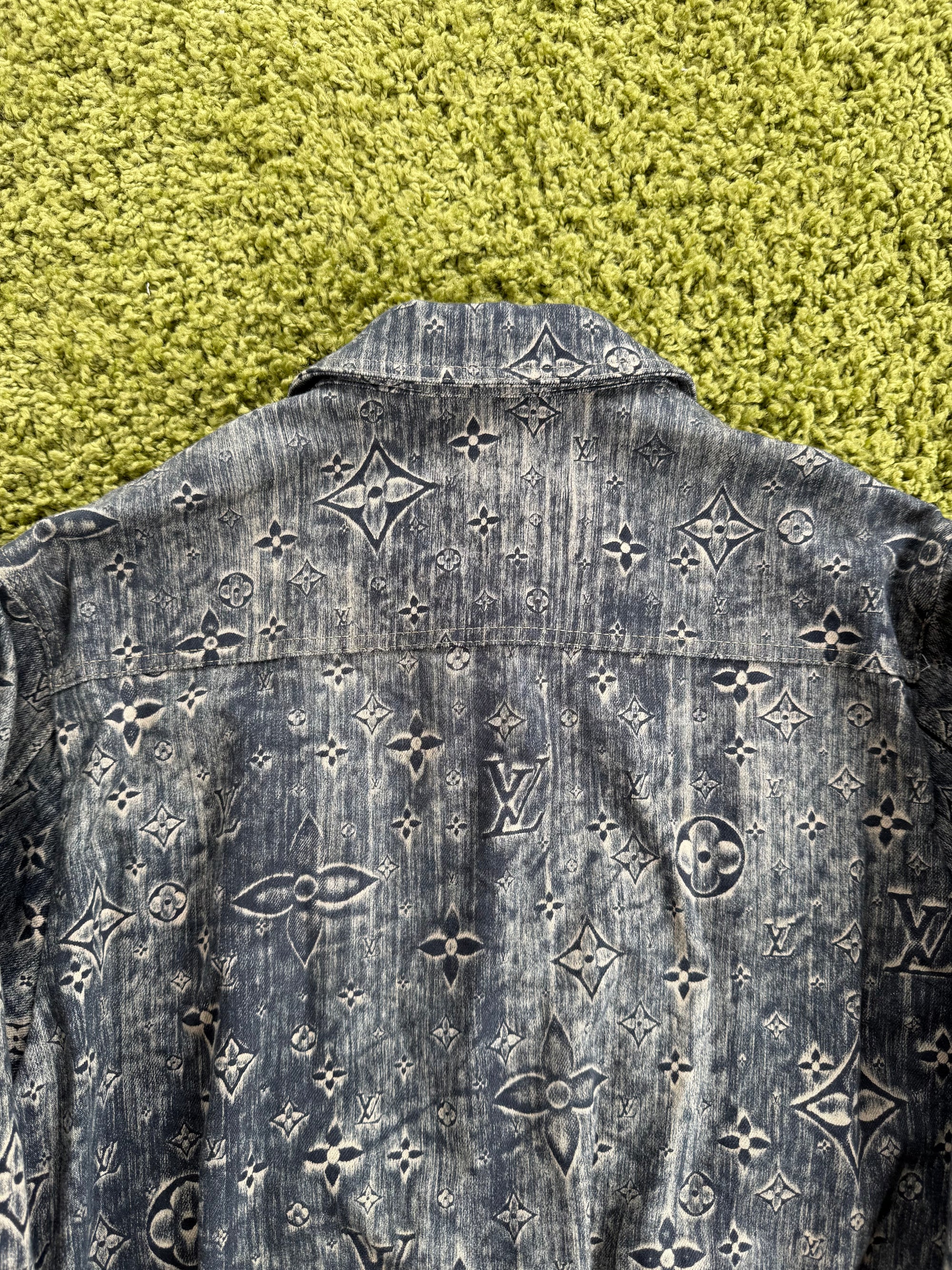 Giacca Monogram in denim Louis Vuitton 50