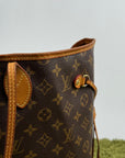 Borsa Neverfull MM monogram Louis Vuitton Marrone