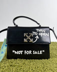 Borsa off white Jitney 2.8 nera e bianca