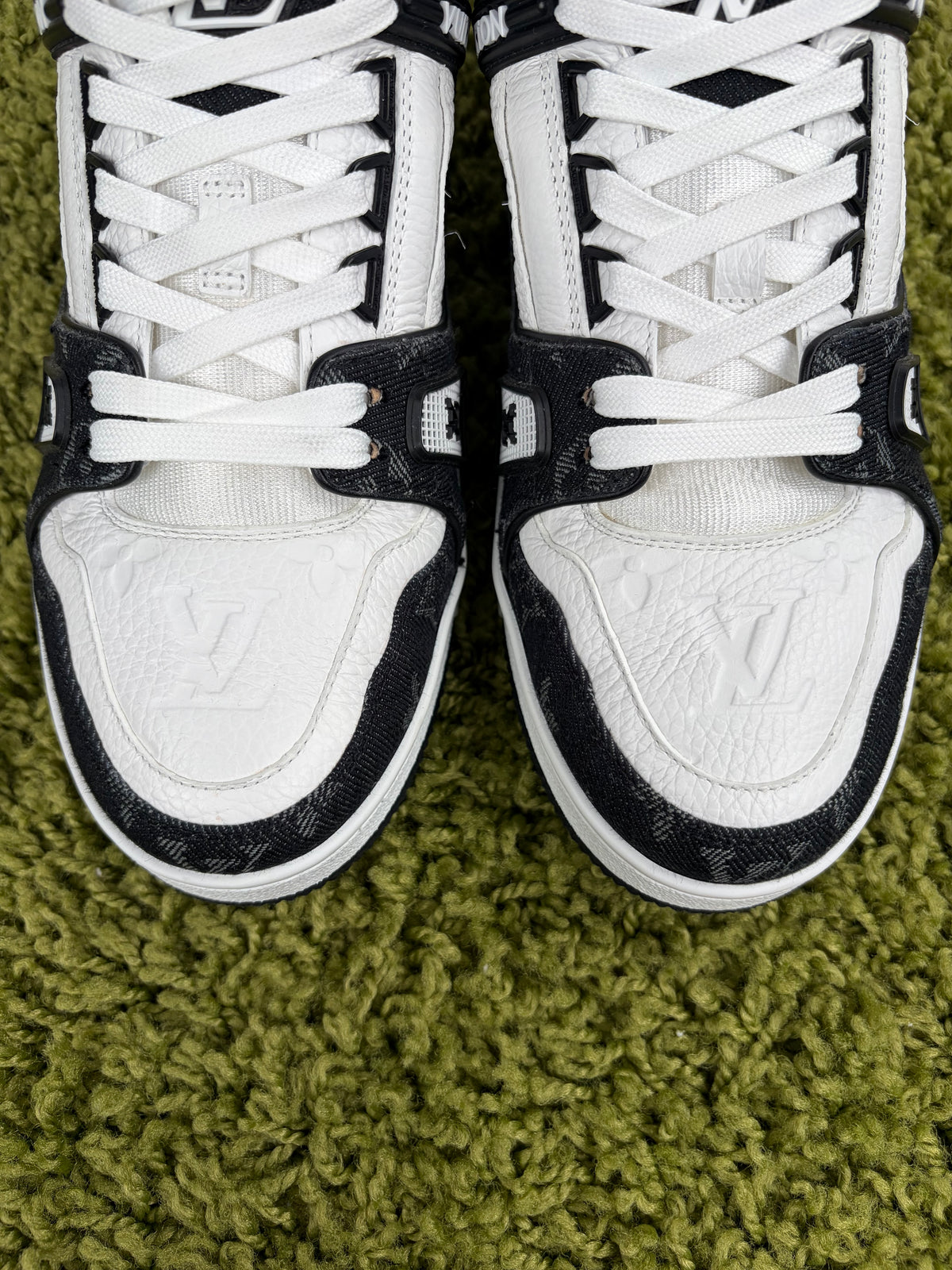 Louis Vuitton Trainer Denim Nera 6 - Second Hand Di Fiore